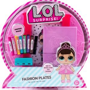 L.O.L. Surprise Fashion Plates by Horizon Group Usa, Fashion Design Activity Kit,