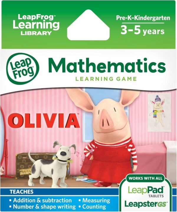 LeapFrog Olivia Learning Game Works with LeapPad Tablets, LeapsterGS, and Leapster Explorer