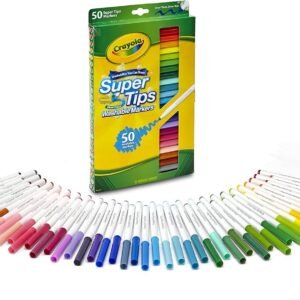 Crayola Super Tips Washable Markers Age 3+ - 50 Count