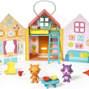 Sago Mini Jinjas House Portable Playset, For Ages 3 & Up