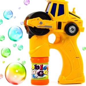 Toysery Engineering Bubble Shooter Gun Automatic Bubbling Comes with Light and Music