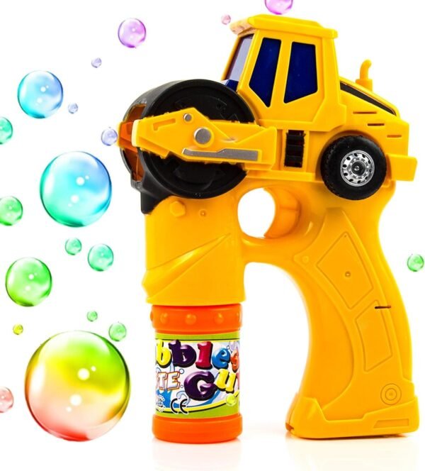 Toysery Engineering Bubble Shooter Gun Automatic Bubbling Comes with Light and Music