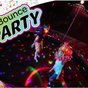ThrillZoo Bounce Party - Trampoline Lights & Music - Kids Fun Summer
