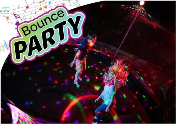 ThrillZoo Bounce Party - Trampoline Lights & Music - Kids Fun Summer