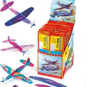 Baker Ross Power Prop Flying Gliders Pack of 6 Easy Assembly Airplane