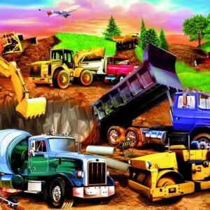 Ravensburger Construction Crowd - 60 Piece Jigsaw Puzzle for Kids Every Piece
