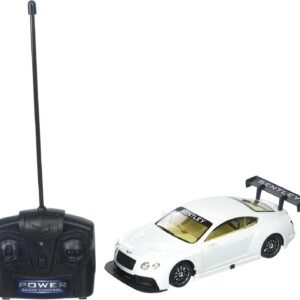 Braha Full Function Remote Control 124 Scale - White Bentley GT3, White