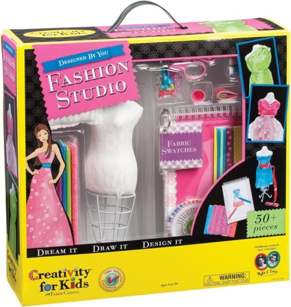 Creativity for Kids Designed by You Fashion Studio, Fashion Design Kit For