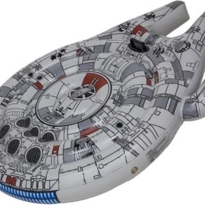 SwimWays Star Wars Millennium Falcon Ride-On Float - Inflatable Novelty Float for