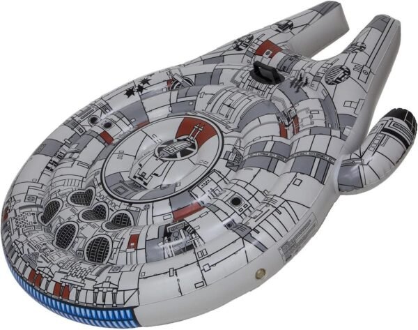 SwimWays Star Wars Millennium Falcon Ride-On Float - Inflatable Novelty Float for