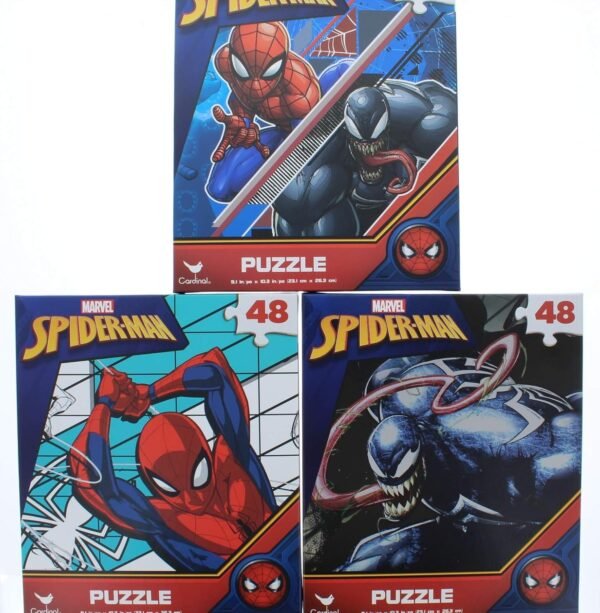 3 Pk. Marvel Spider-Man 48 Piece Jigsaw Puzzle Assorted Designs