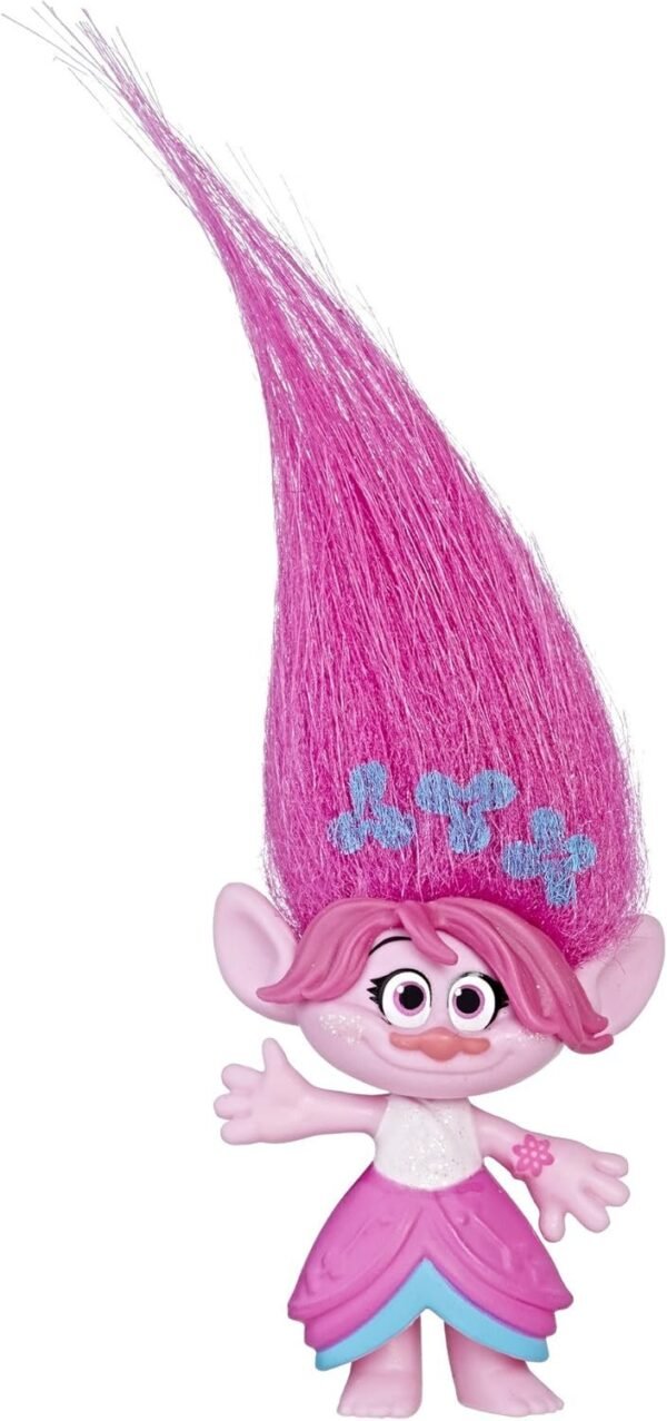 DreamWorks Trolls Poppy Hair Collectible Figure with Printed Hair Kit