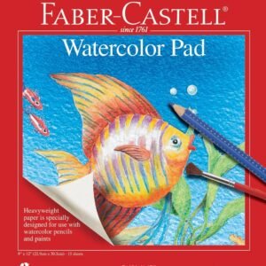 Faber-Castell Watercolor Paper Pad - 15 Sheets 9 x 12 inches