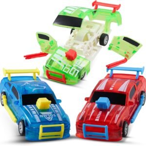 CHUCHIK Pull Back Cars Pack of 3 Birthday Toy Car Set, Race