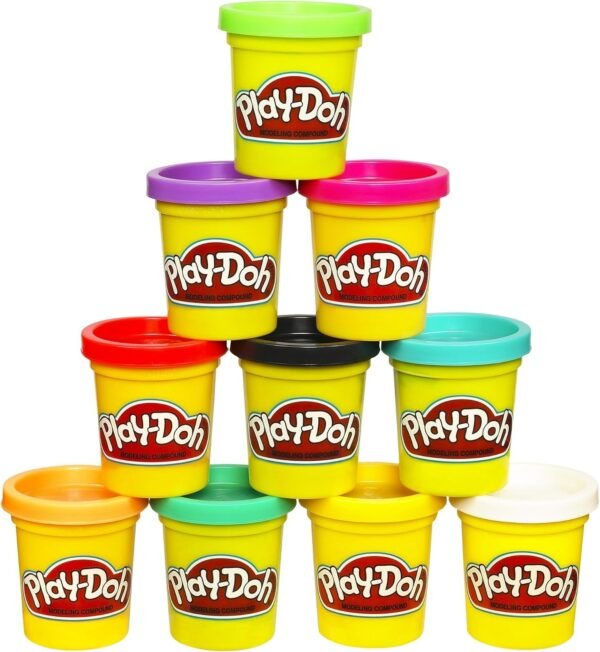 Play-Doh Modeling Compound 10 Pack Case of Colors, Non-Toxic, Assorted Colors, 2