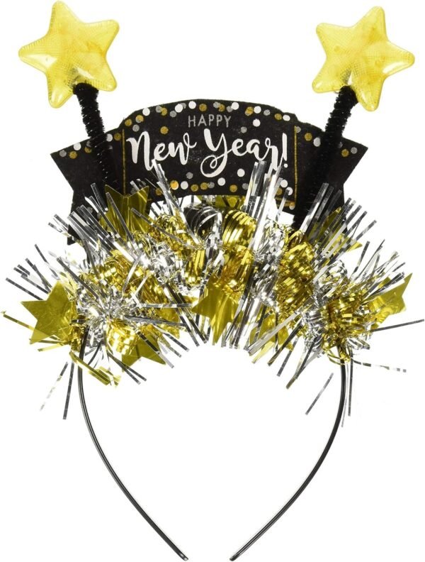 Amscan headgear, 9 x 7, Gold and Black Kit Toy