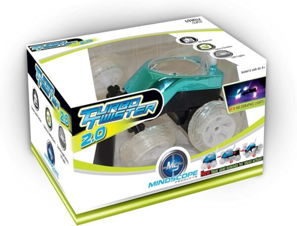 Mindscope Turbo Twister Pulse Blue Radio Control RC Stunt Action Vehicle 49