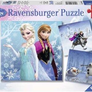 Ravensburger Disney Frozen Winter Adventures Puzzle Box 3 x 49-Piece Jigsaw Puzzles