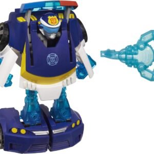 Playskool Heroes Transformers Rescue Bots Energize Chase the Police-Bot Action Figure, Ages