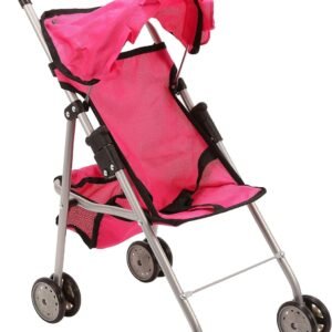 Mommy and Me My First Baby Doll Stroller with Basket, Extra Tall