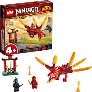 LEGO NINJAGO Legacy Kais Fire Dragon 71701 Dragon Toy Figure Building Kit,