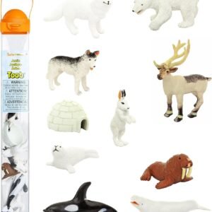 Safari Ltd Arctic TOOB With 10 Fun Figurines, Including A Harp Seal,