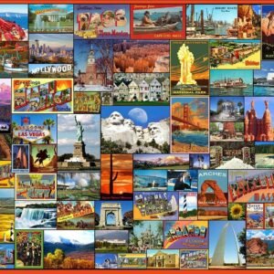 White Mountain Puzzles Best Places in America - 1000Piece Jigsaw Puzzle