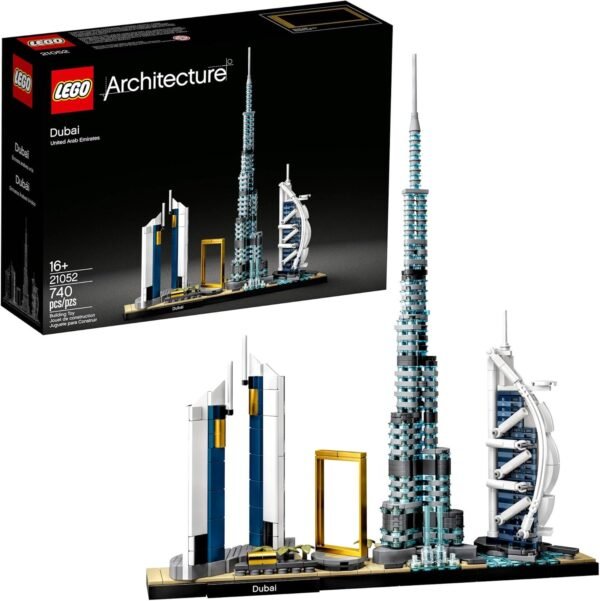 LEGO Architecture Skylines Dubai 21052 Building Kit, Collectible Architecture Building Set for