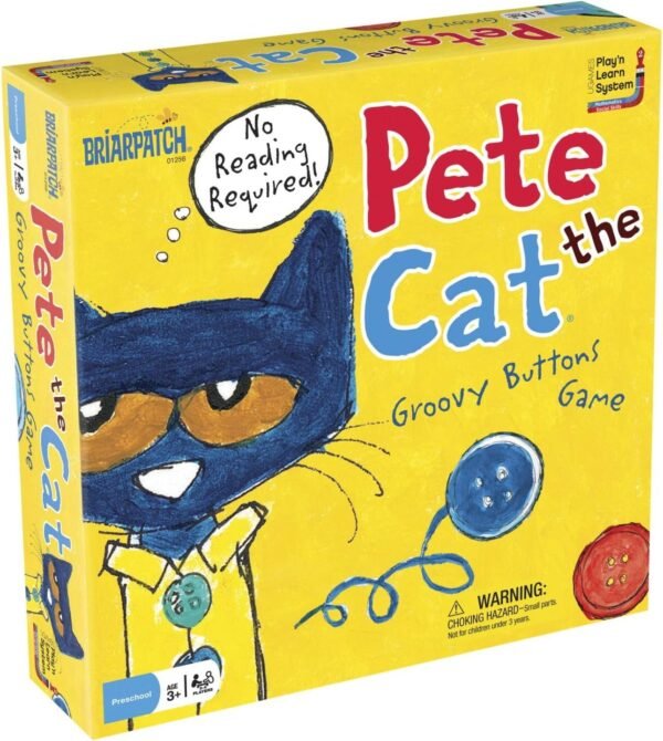 Pete the Cat Groovy Buttons Game Kit Toy Fun Kids