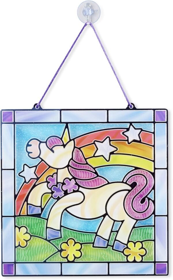 Melissa & Doug Stained Glass - Unicorn Kit Toy Fun