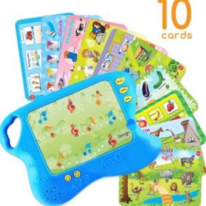 Boxiki kids Toddler Tablet and Learning Pad with 10 Educational Cards Kids