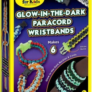 Creativity for Kids Glow-in-the-Dark Paracord Wristbands Kit Toy Fun Pack