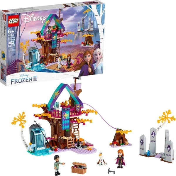 LEGO Disney Frozen II Enchanted Treehouse 41164 Toy Treehouse Building Kit featuring