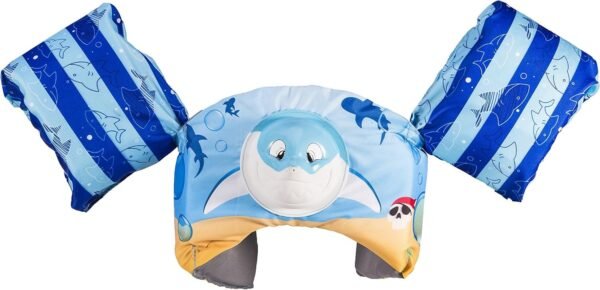 SwimWays Swim Trainer Squirter Life Jacket - USCG Approved - Shark