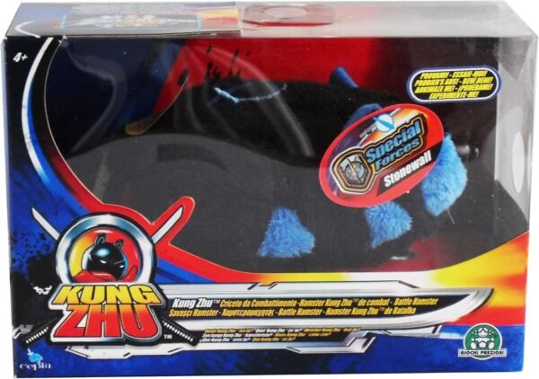 Kung Zhu Battle Hamster - Stonewall - Black with Blue Accents