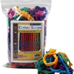 Friendly Loom Potholder Cotton Loops 7 Traditional Size Loops Make 2 Potholders,