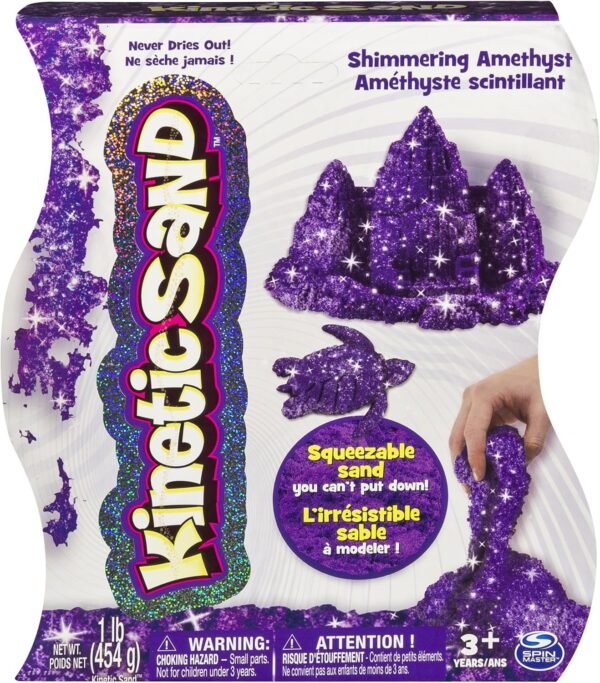 Kinetic Sand The One and Only, 1lb Shimmering Purple Amethyst Magic Sand