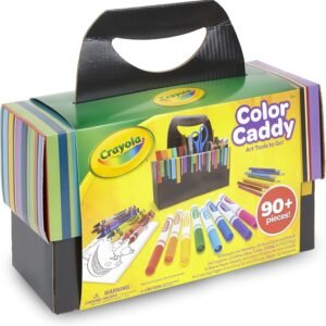 Crayola Color Caddy, Art Set Craft Supplies, Gift for Kids