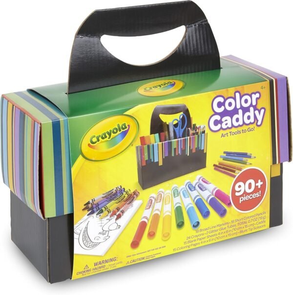 Crayola Color Caddy, Art Set Craft Supplies, Gift for Kids