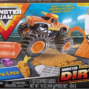 Monster Jam, El Toro Loco Monster Dirt Deluxe Set, Featuring 16oz of