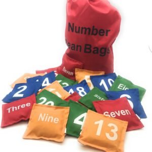 Oojami Number Beanbags Assorted 20 pc Kit Toy Fun Kids