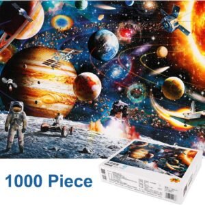 NASHRIO 1000 Piece Puzzles for Adults, Space Theme Adult Puzzles Premium Quality