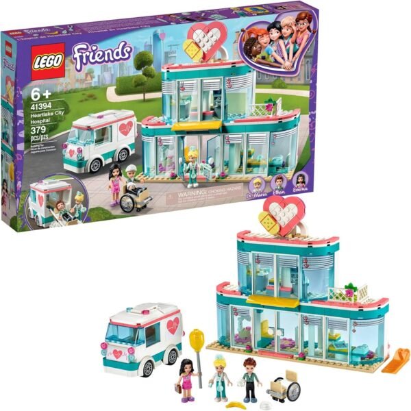 LEGO Friends Heartlake City Hospital 41394 Best Doctor Toy Building Kit, Featuring