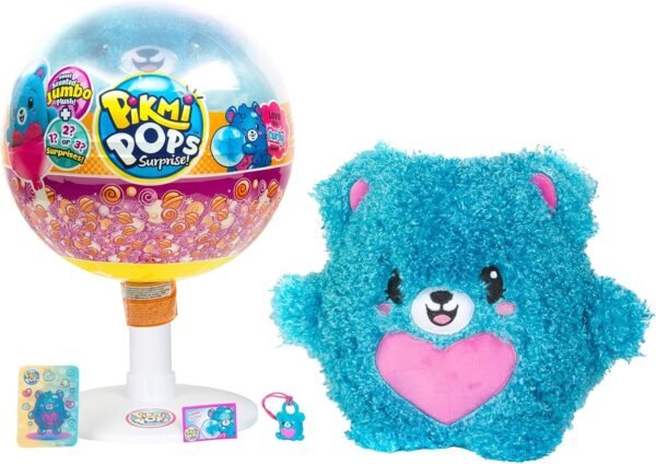 PIKMI POPS JUMBO PLUSH ANIMAL - BEAR Kit Toy Fun