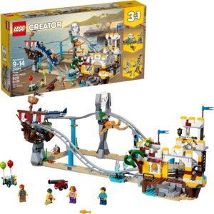 LEGO Creator 3in1 Pirate Roller Coaster 31084 Building Kit 923 Pieces