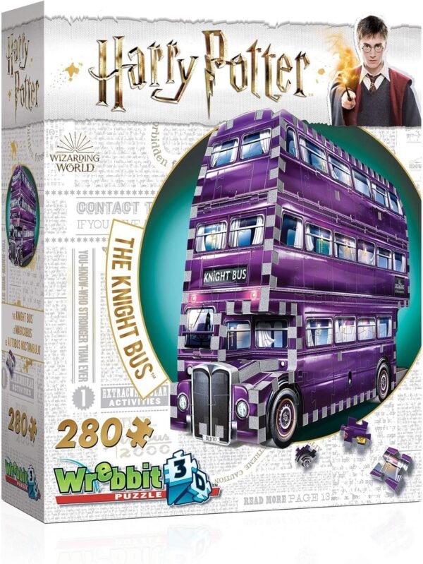 Wrebbit 3D - Harry Potter The Knight Bus 3D Jigsaw Puzzle -