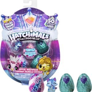 Hatchimals CollEGGtibles, Royal Multipack with 4 Hatchimals and Accessories, for Kids Aged