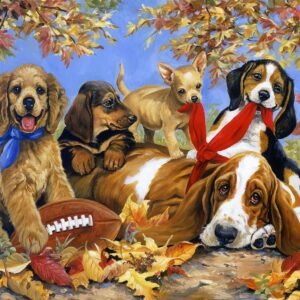 1000 PCS Large Jigsaw Puzzle for Adult,Cute Pet,Adult Decompression Children Educational Gift