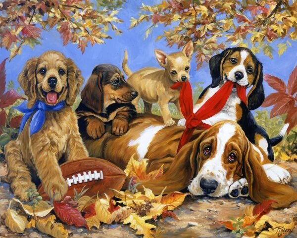 1000 PCS Large Jigsaw Puzzle for Adult,Cute Pet,Adult Decompression Children Educational Gift