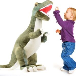 Prextex 24 Giant Plush Dinosaur T-Rex Jumbo Cuddly Soft Dinosaur Toys for